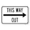 Signmission Safety Sign, 12 in Height, Aluminum, 18 in Length, 24512 A-1218-24512 - alternate 1